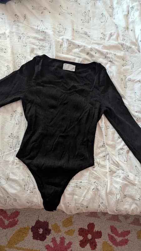 ASOS Longsleeve ribbed bodysuit