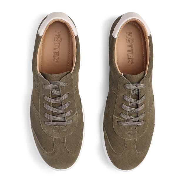 Hotter Hotter Women's 'Maeve' Trainers in Khaki - 3