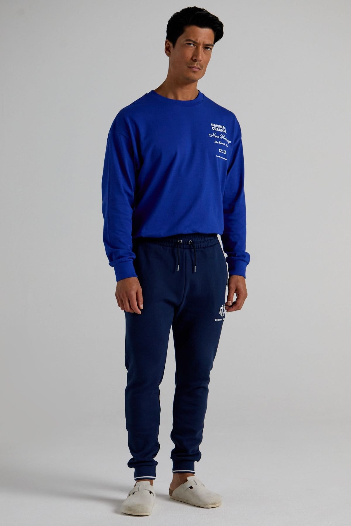 Original Creator Original Creator Men's Future Long Sleeve T-Shirt - Royal Blue - 4