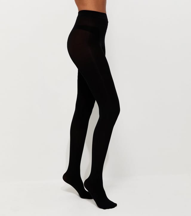 New Look Black Premium Opaque 100 Denier Tights New Look - 3