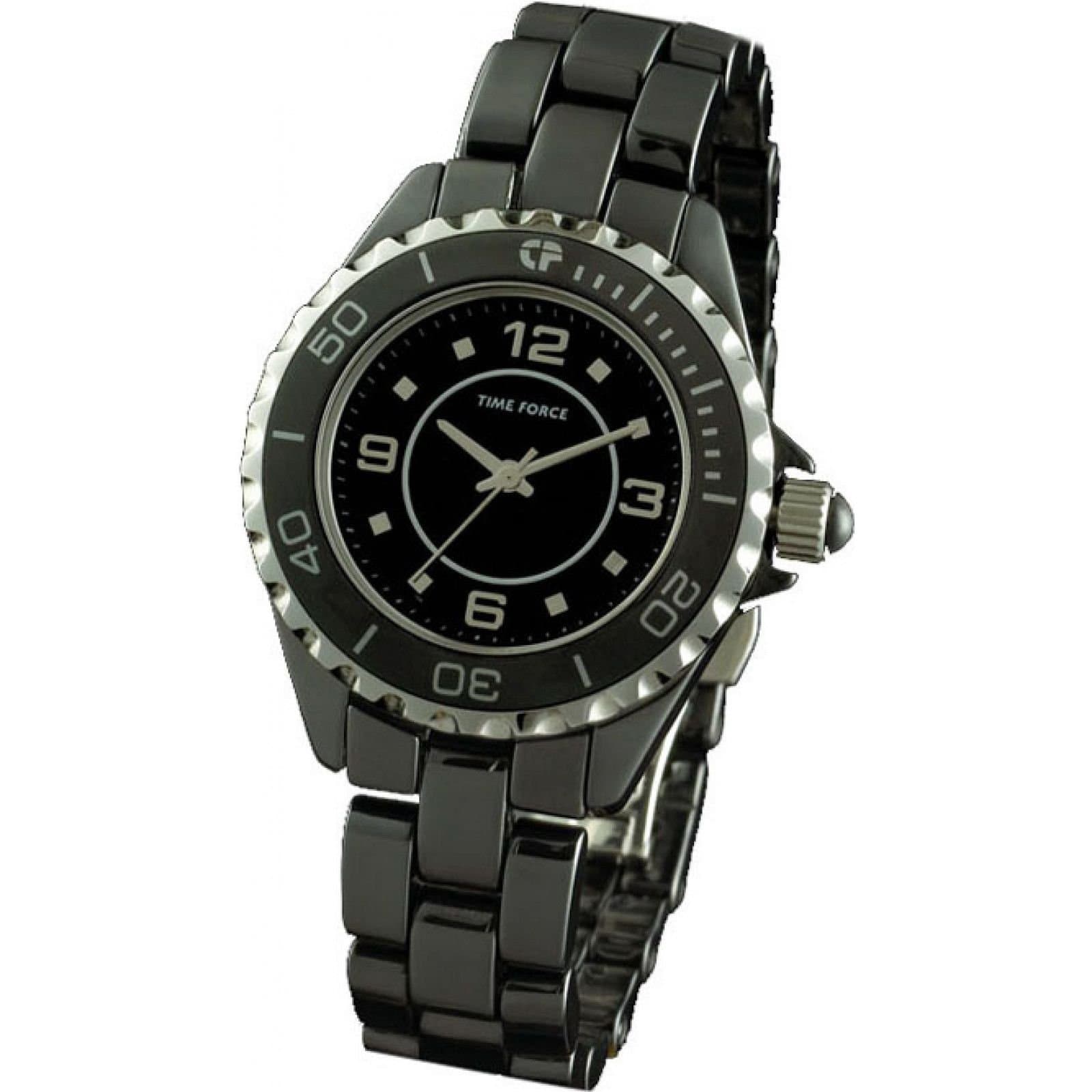 Time Force Time Force Women's TF4184L01M 31mm Quartz Watch in Black