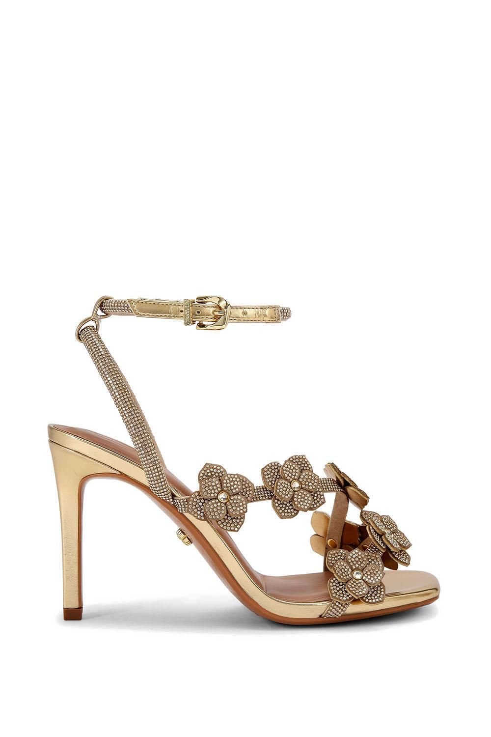 Carvela Carvela Women's 'Petalo Sandal' Heels in Gold - 1