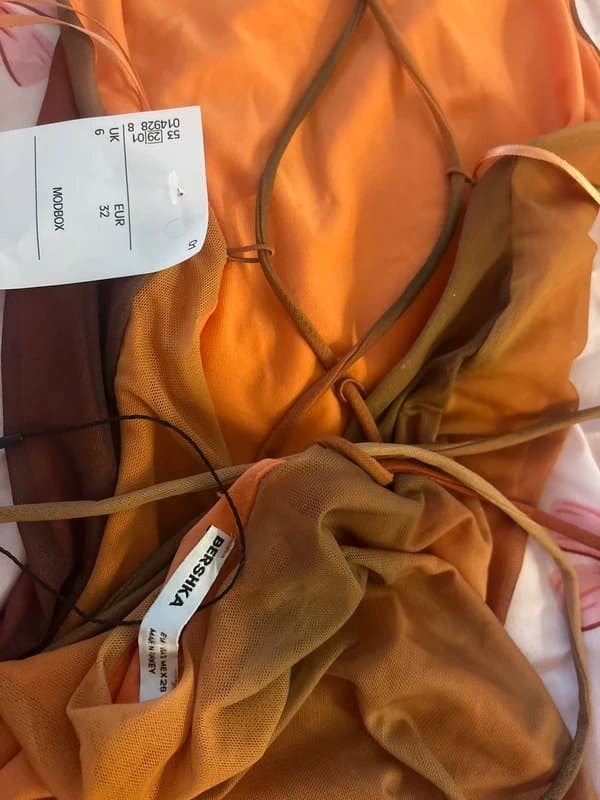 Bershka halter neck dress