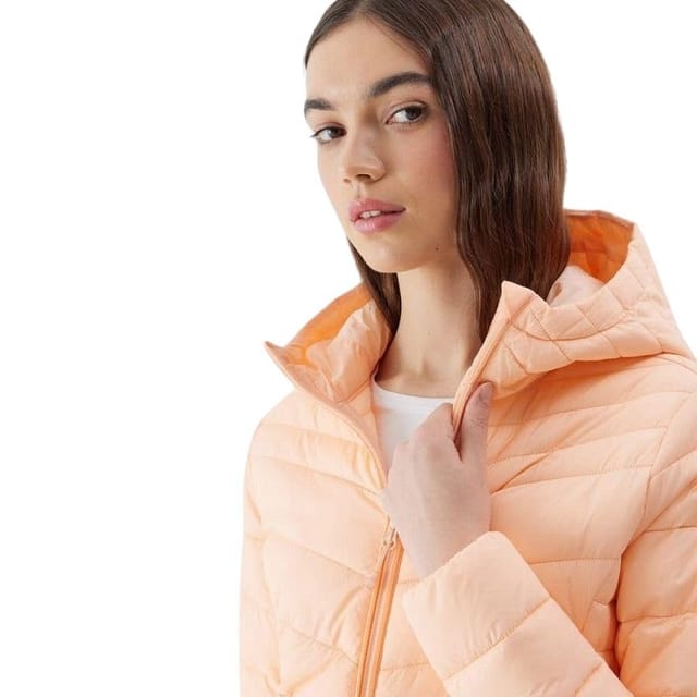 4F 4F Women's Synthetic Down Padded Jacket in Orange - 3