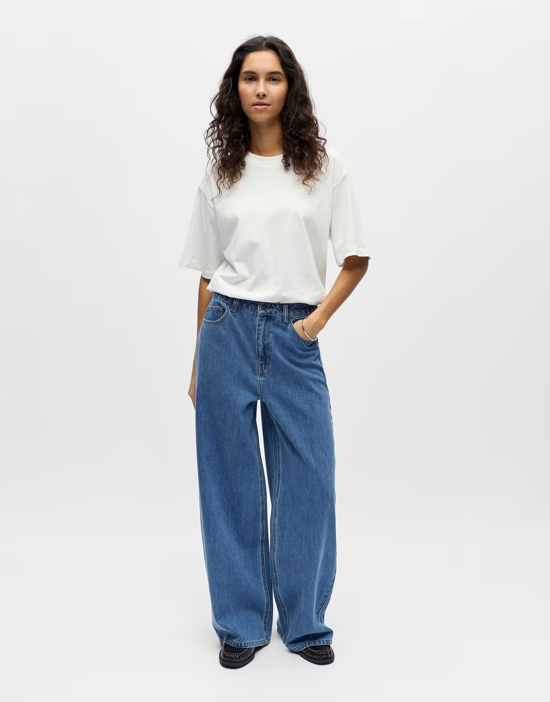 ASOS Object Jeans in medium blue denim
