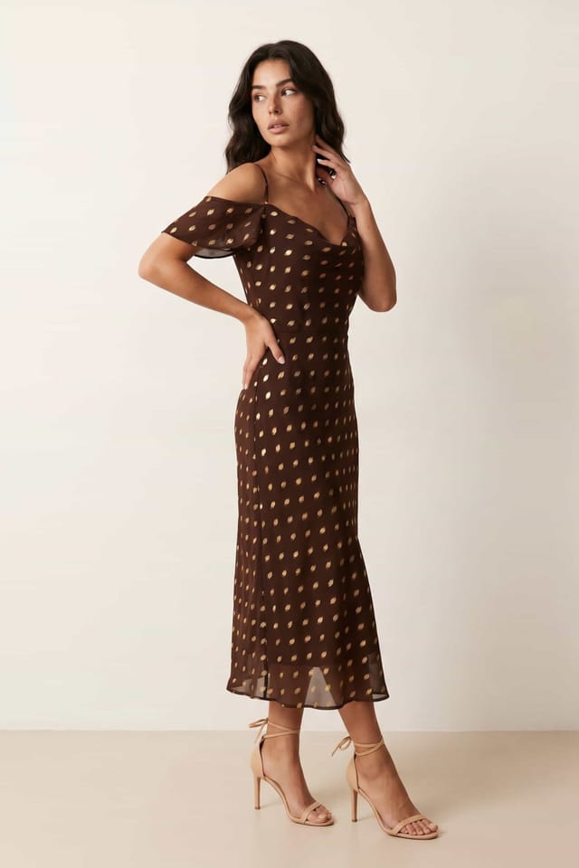 Style Cheat Style Cheat Women's Chocolate Brylee Dress - 2