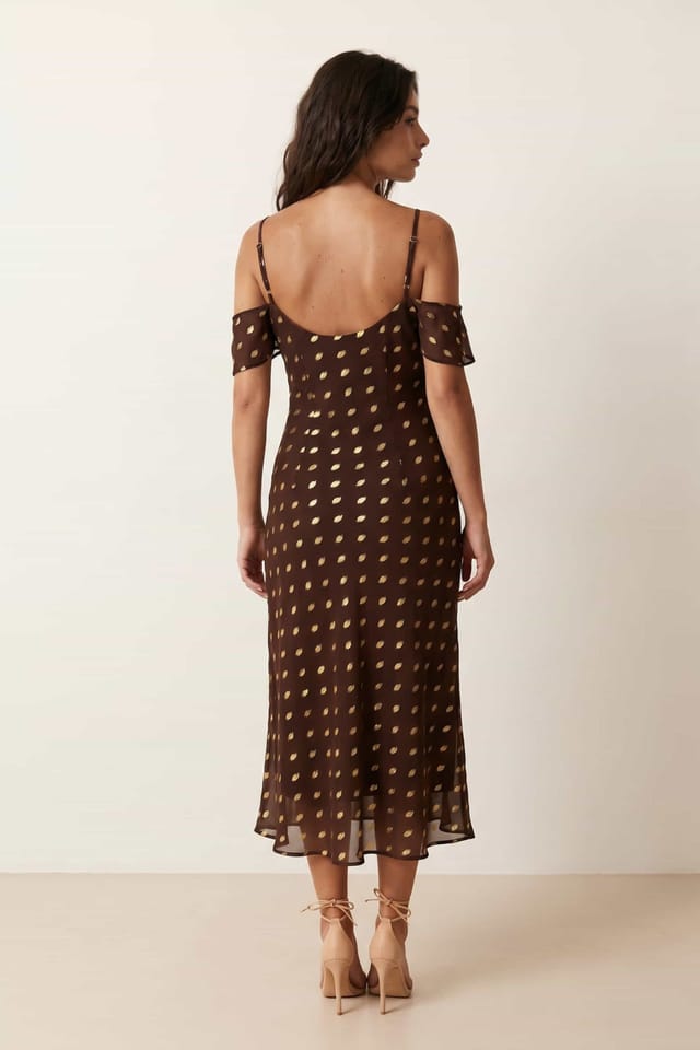 Style Cheat Style Cheat Women's Chocolate Brylee Dress - 3