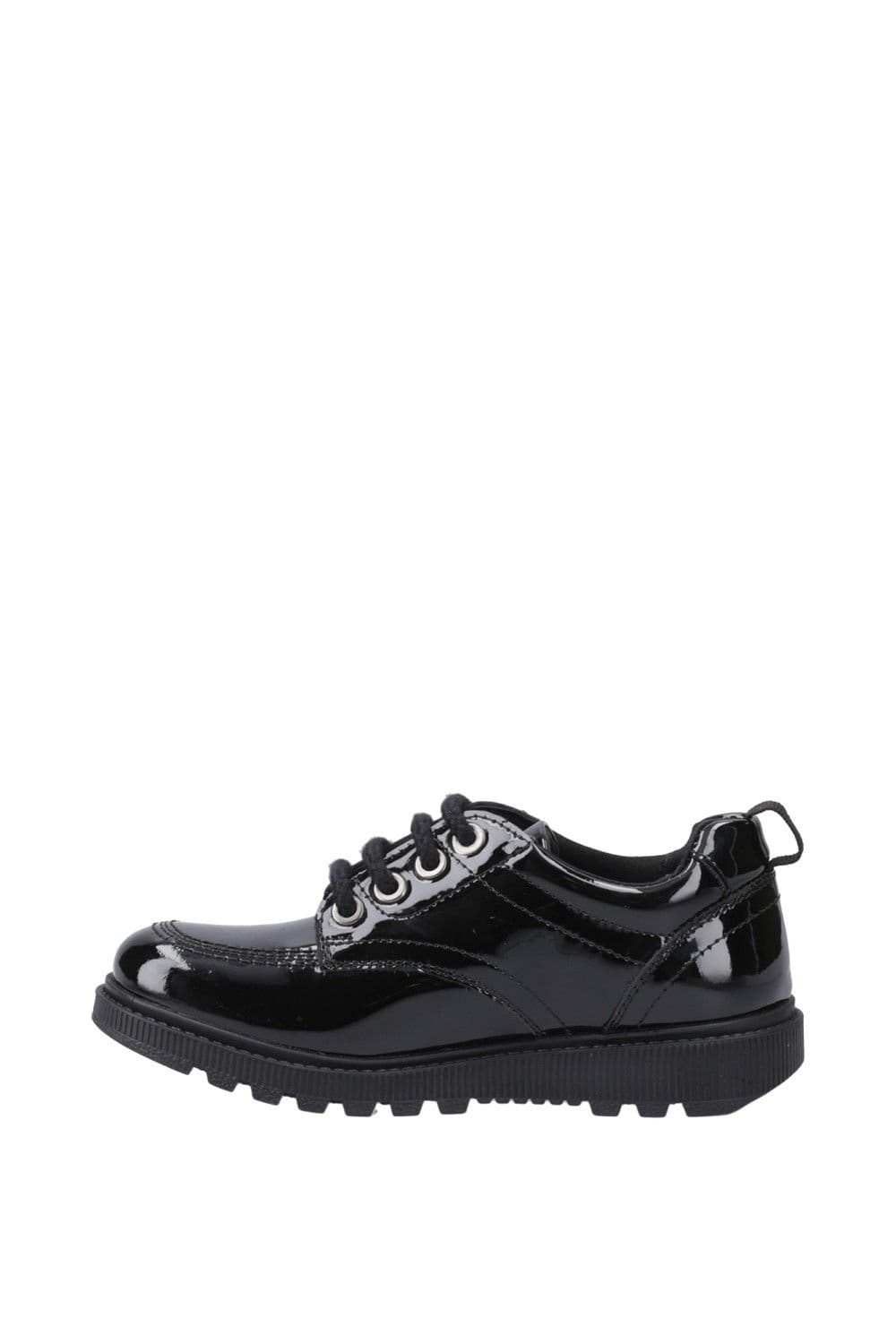 Hush Puppies Hush Puppies Women's Keeley Lace Up Patent Senior in Black - 4