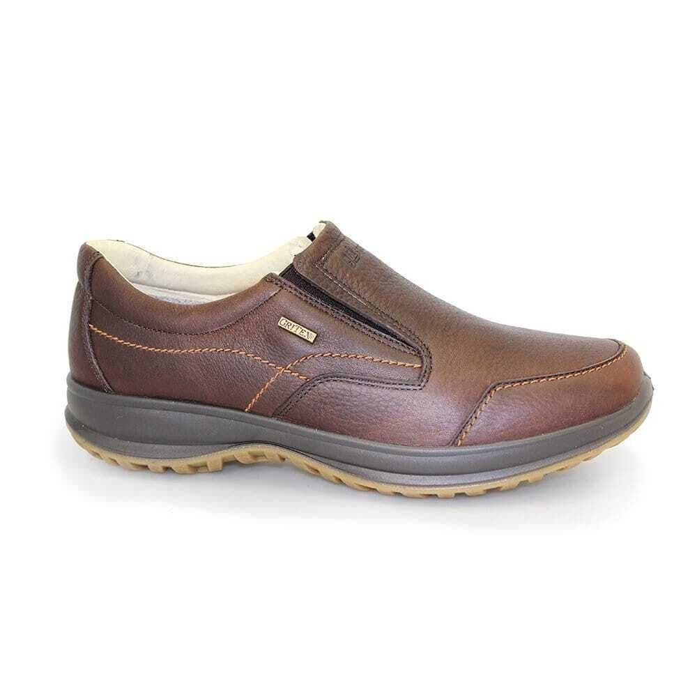 GriSport Grisport Men's Melrose Waxy Leather Walking Shoes in Brown