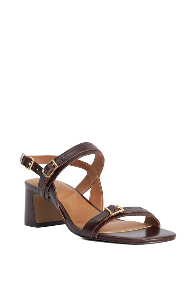 Dune London Dune London Women's 'Jiving' Leather Sandals in Brown - 2