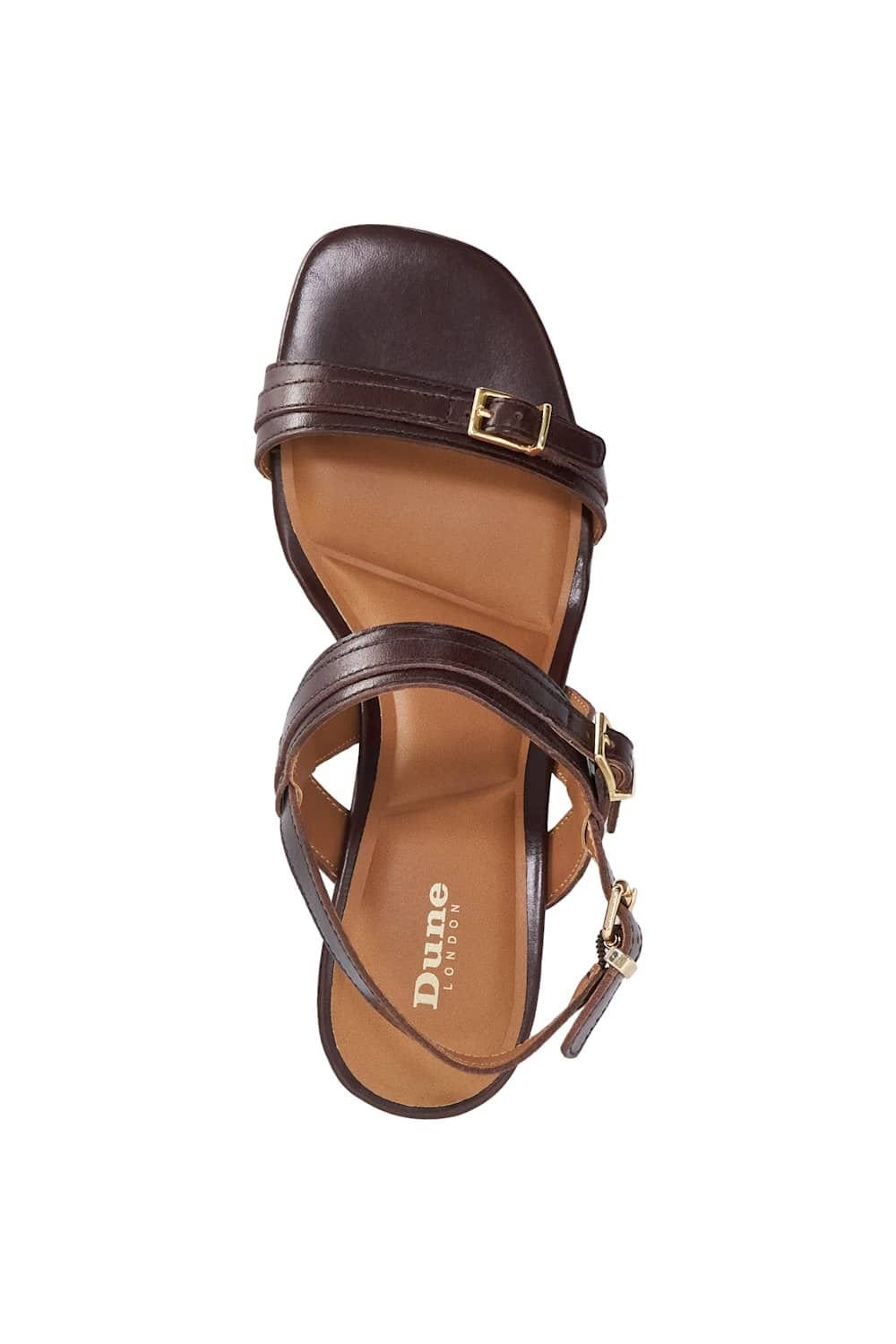 Dune London Dune London Women's 'Jiving' Leather Sandals in Brown - 4