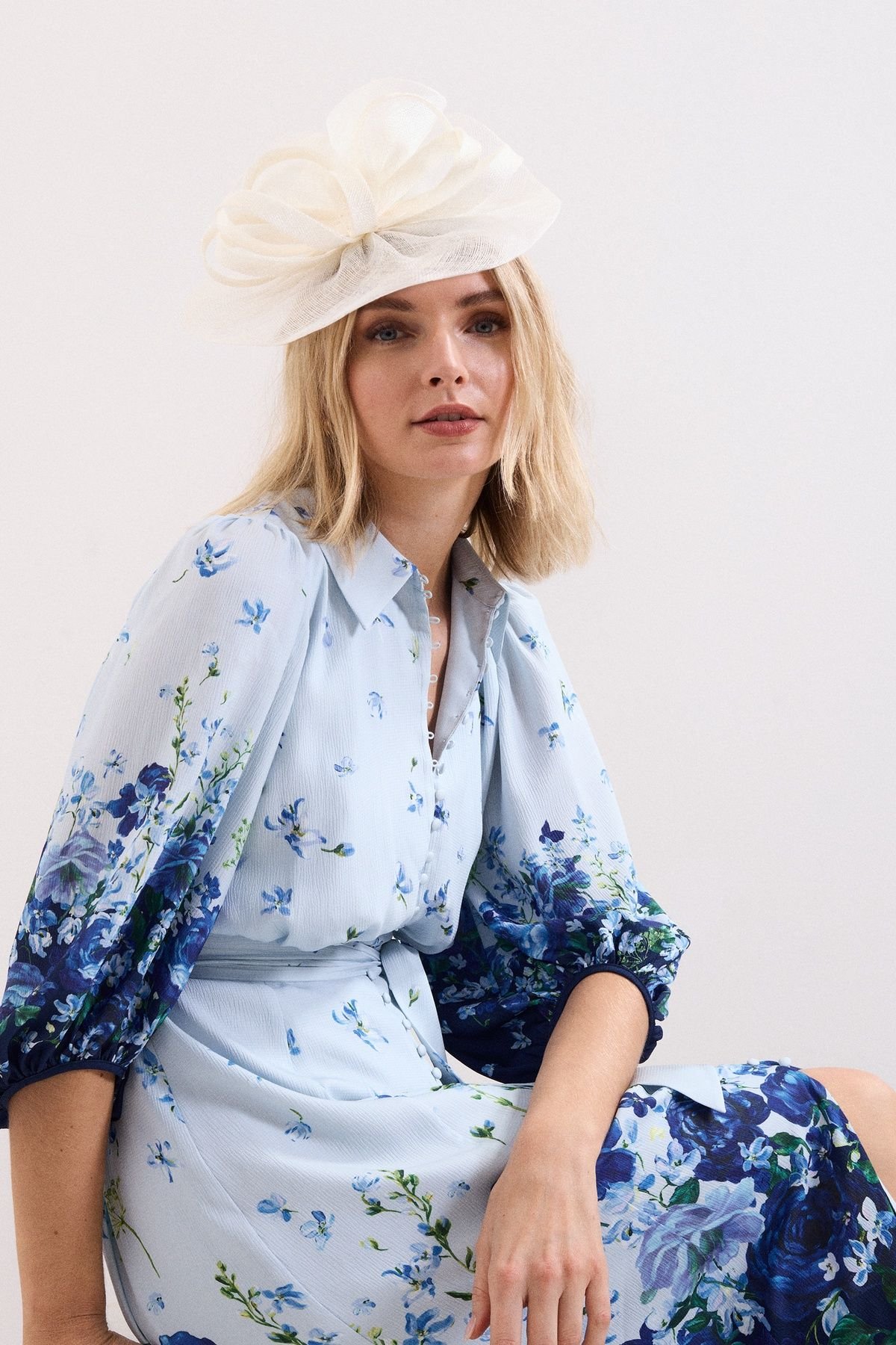 Phase Eight Phase Eight Women's Freeform Fascinator in Ivory - 1