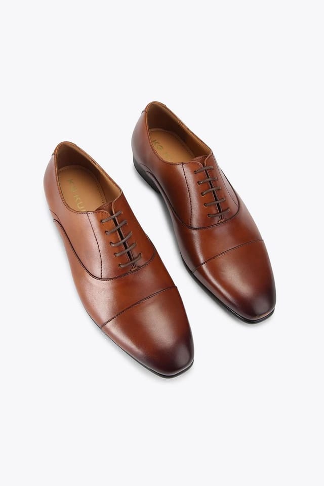KG Kurt Geiger KG Kurt Geiger Men's 'Josh' Leather Shoes in Tan - 2