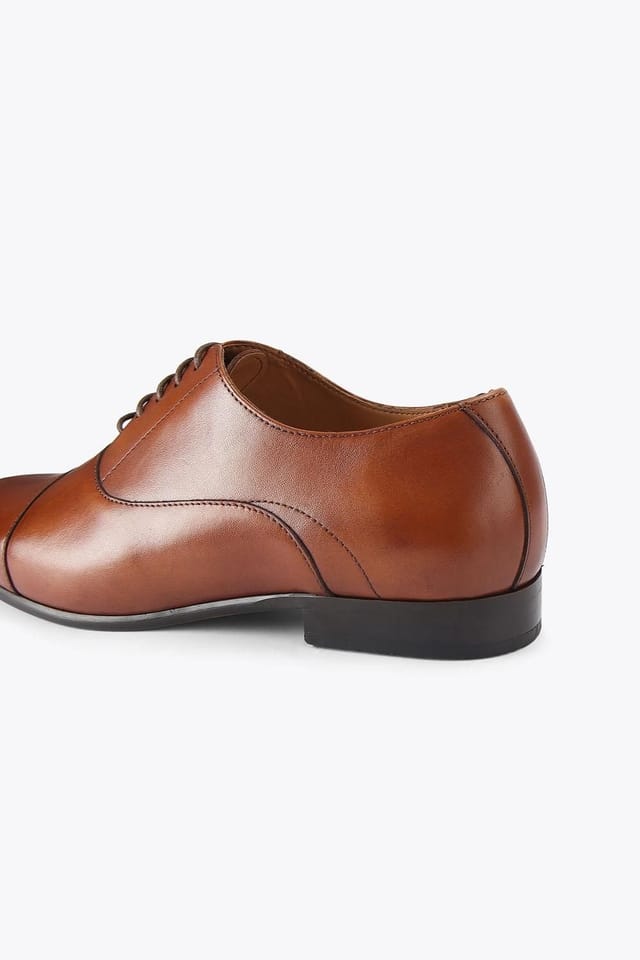 KG Kurt Geiger KG Kurt Geiger Men's 'Josh' Leather Shoes in Tan - 3