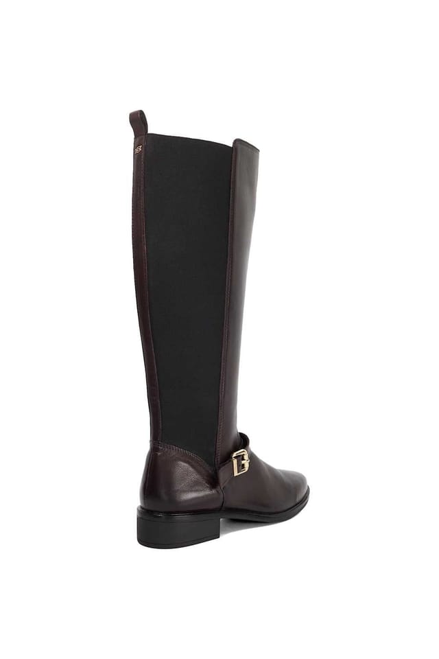 Dune London Dune London Women's 'Toon' Leather Knee High Boots in Red - 3