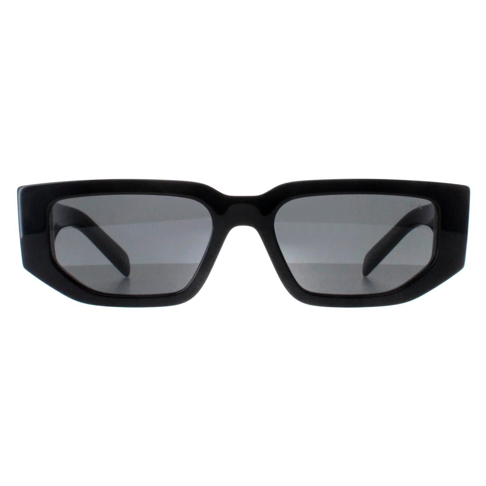 Prada Prada Men's Rectangle Black Dark Grey PR09ZS