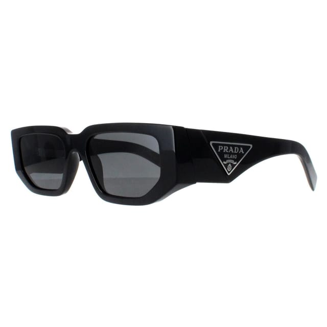 Prada Prada Men's Rectangle Black Dark Grey PR09ZS - 2