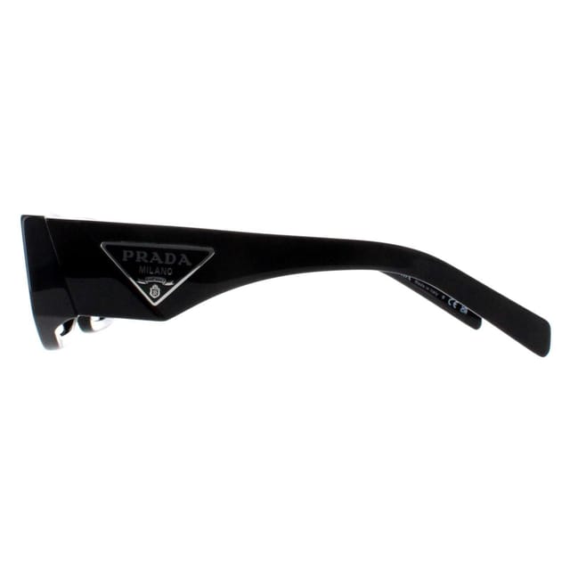 Prada Prada Men's Rectangle Black Dark Grey PR09ZS - 3