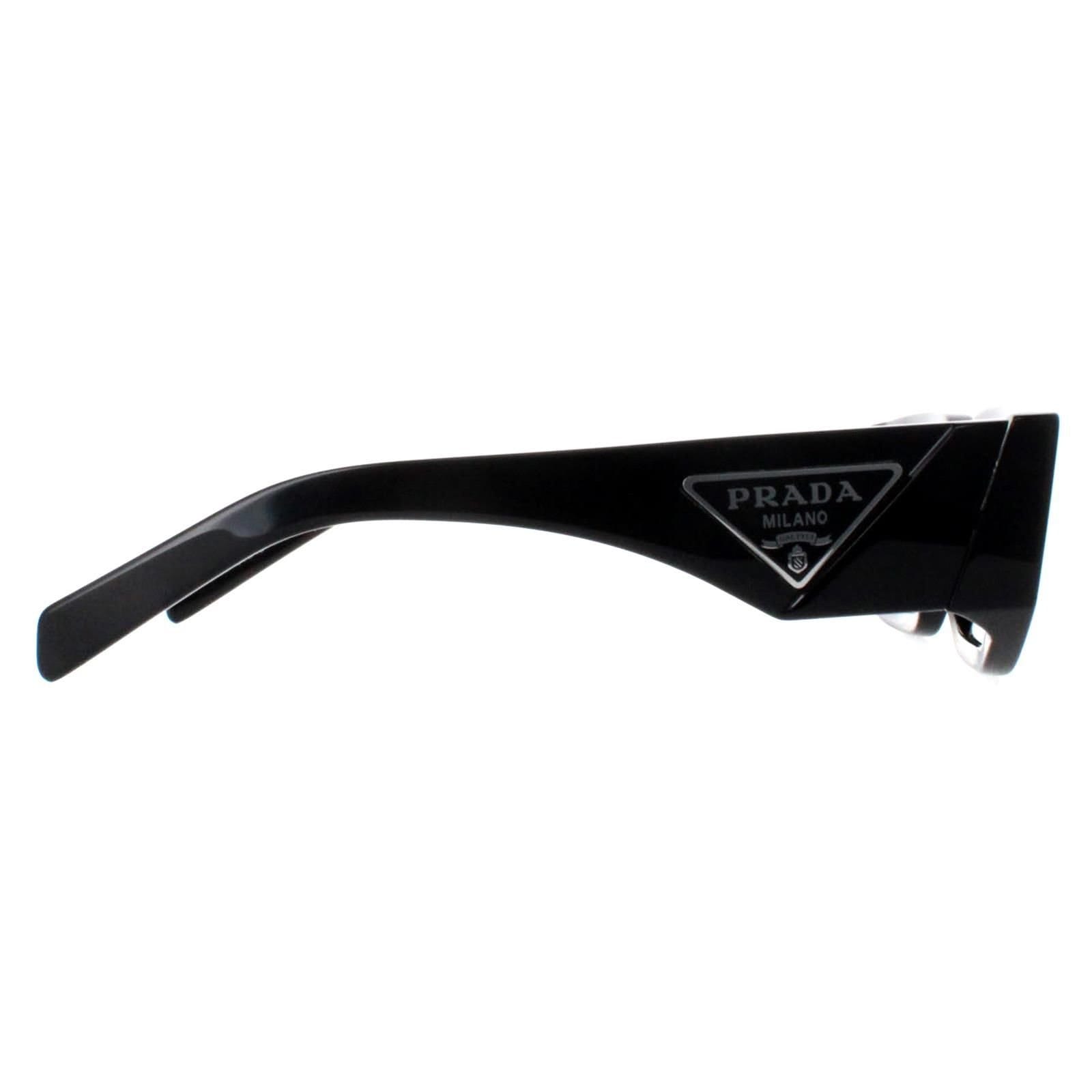 Prada Prada Men's Rectangle Black Dark Grey PR09ZS - 4