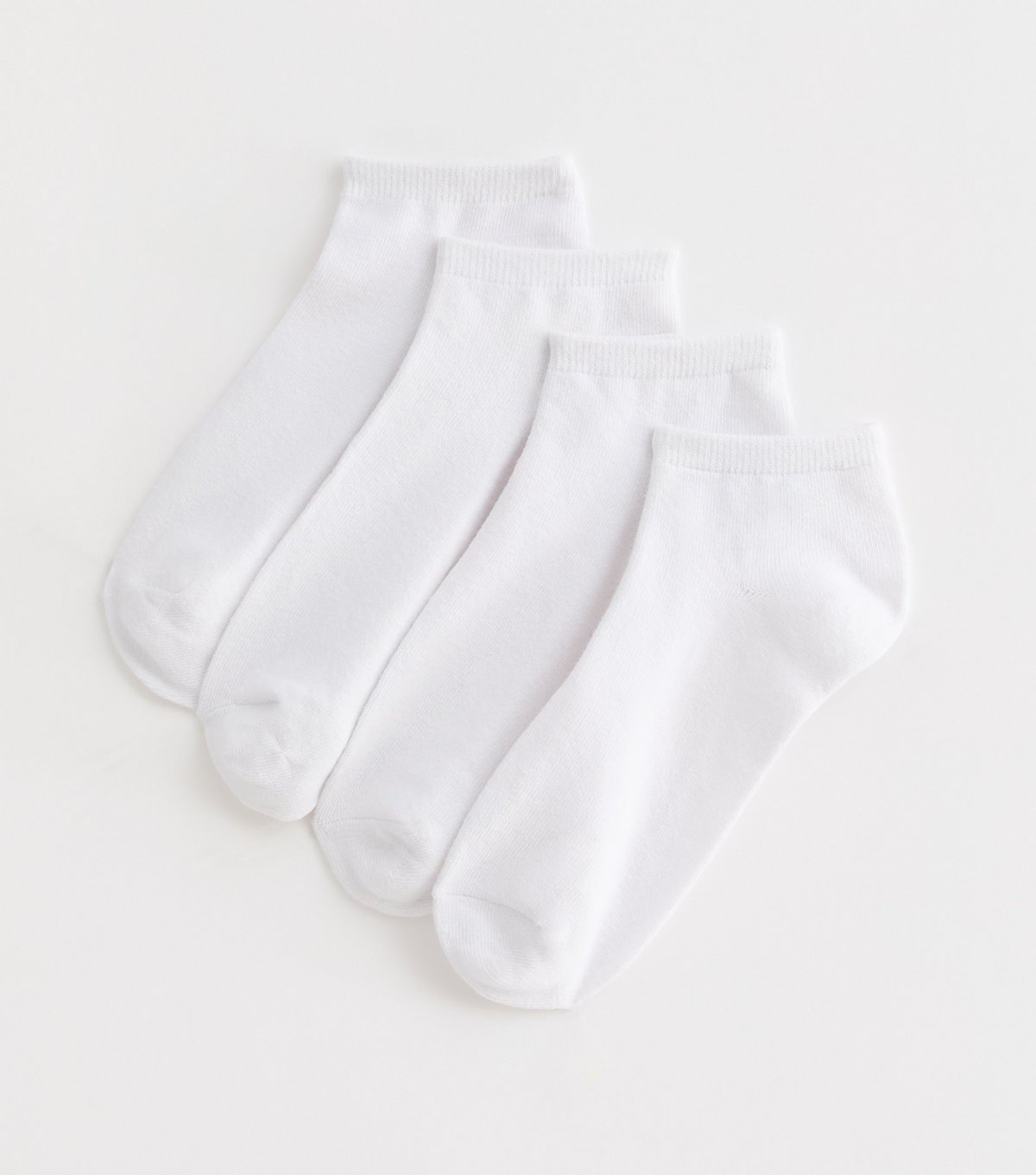 New Look 4 Pack of White Trainer Socks New Look - 1