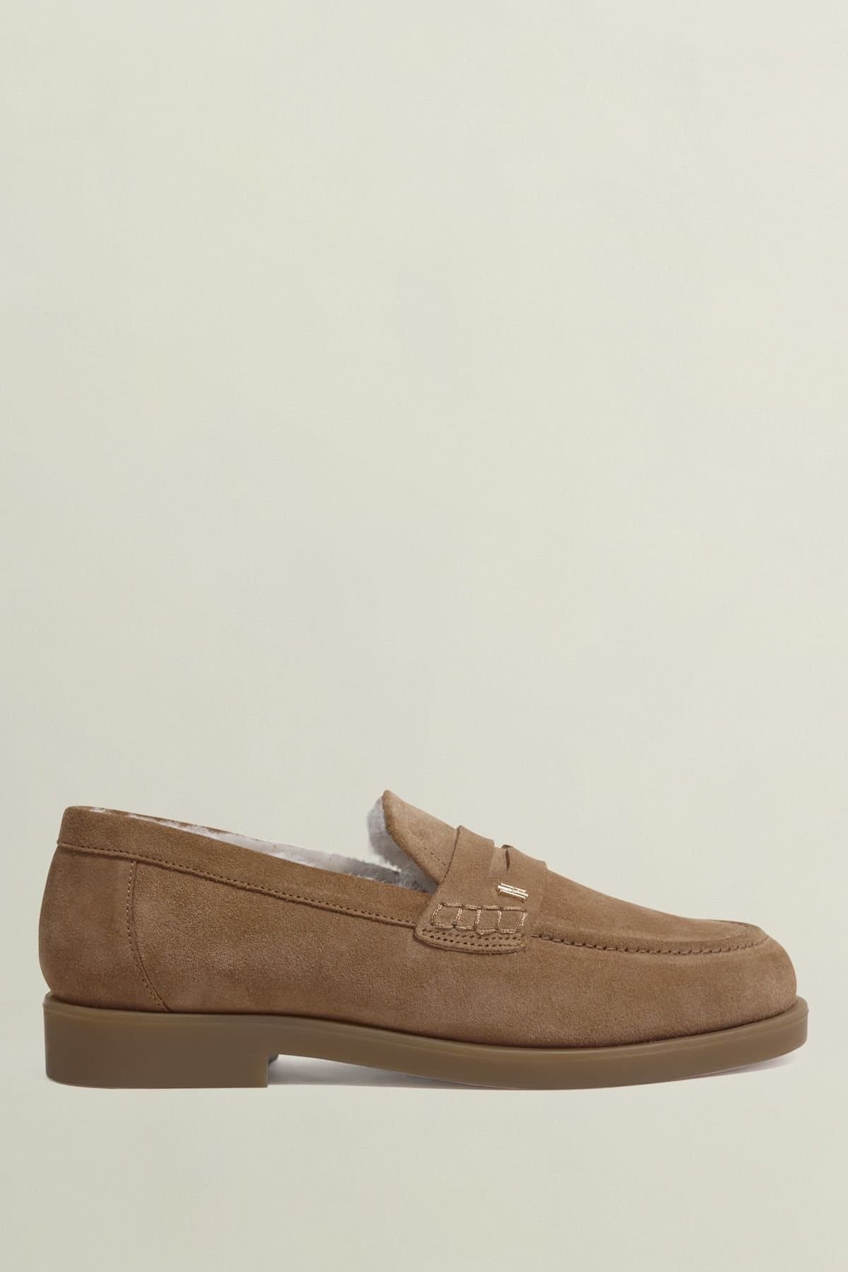 Hobbs London Hobbs London Light Tan Suede Loafer