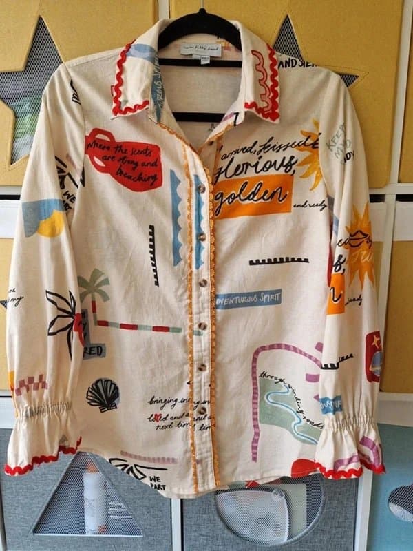 Never Fully Dressed Never fully dressed women's Peoma Geanie Shirt size 6