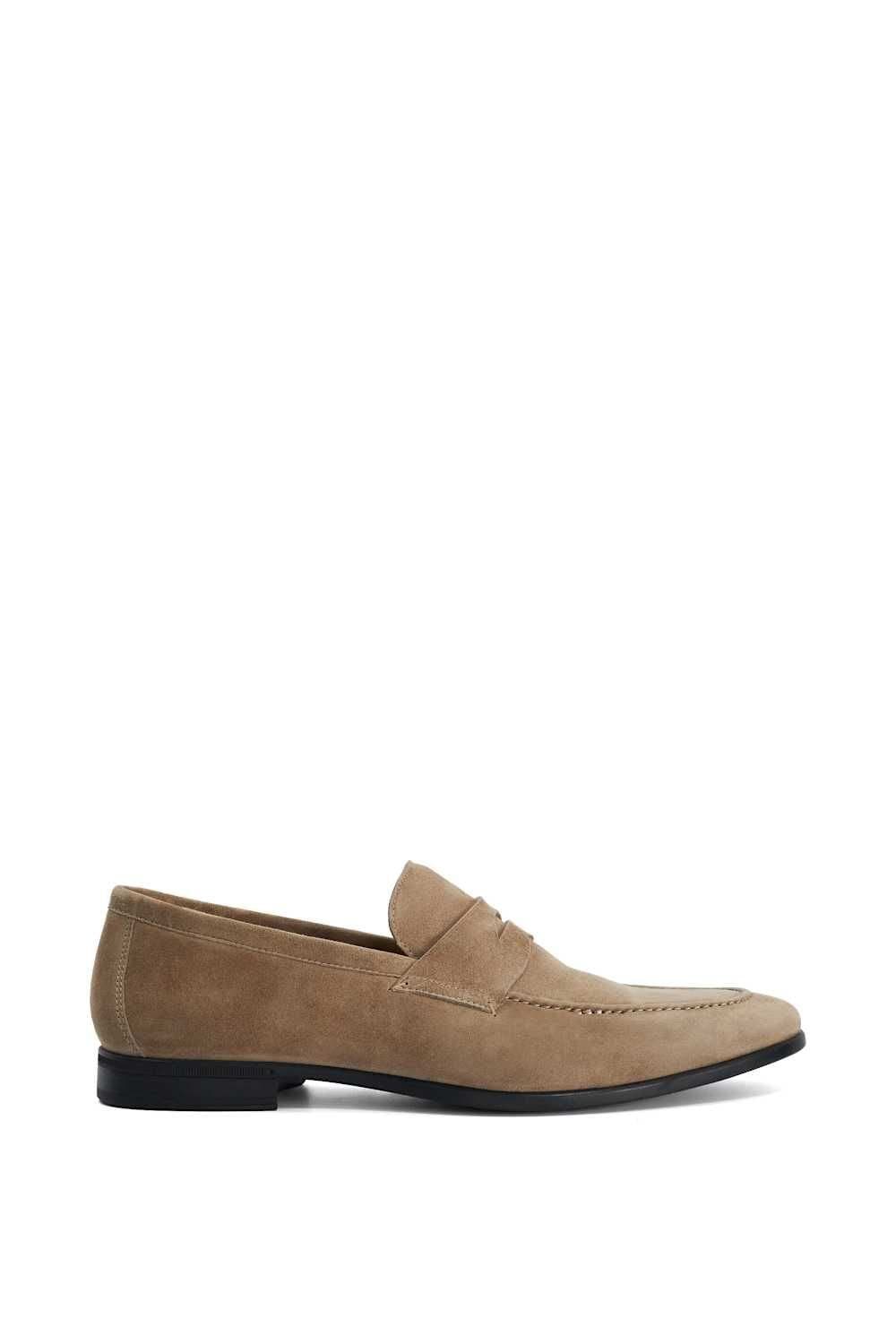 Dune London Dune London Men's 'Barclays' Suede Loafers in Natural
