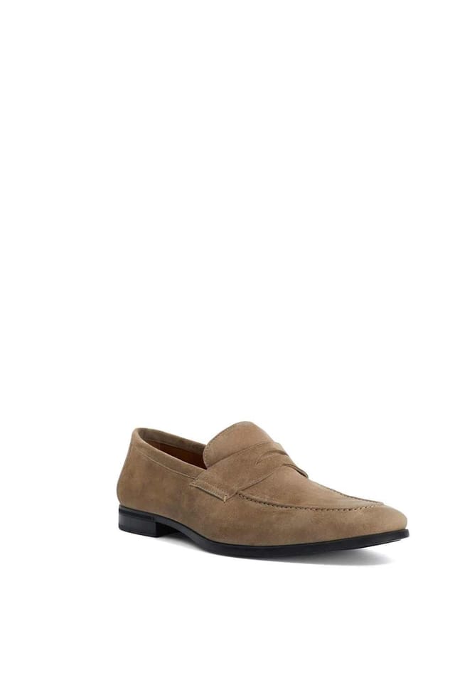 Dune London Dune London Men's 'Barclays' Suede Loafers in Natural - 2