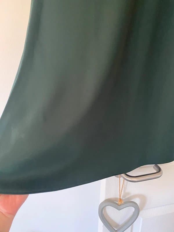 New Look Forest green satin skirt from New Look