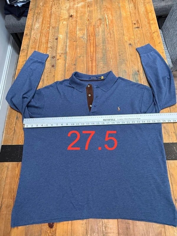 Ralph Lauren Polo Ralph Lauren Soft Cotton Long Sleeve Polo Shirt Big & Tall 1XB 2XL #E - 1