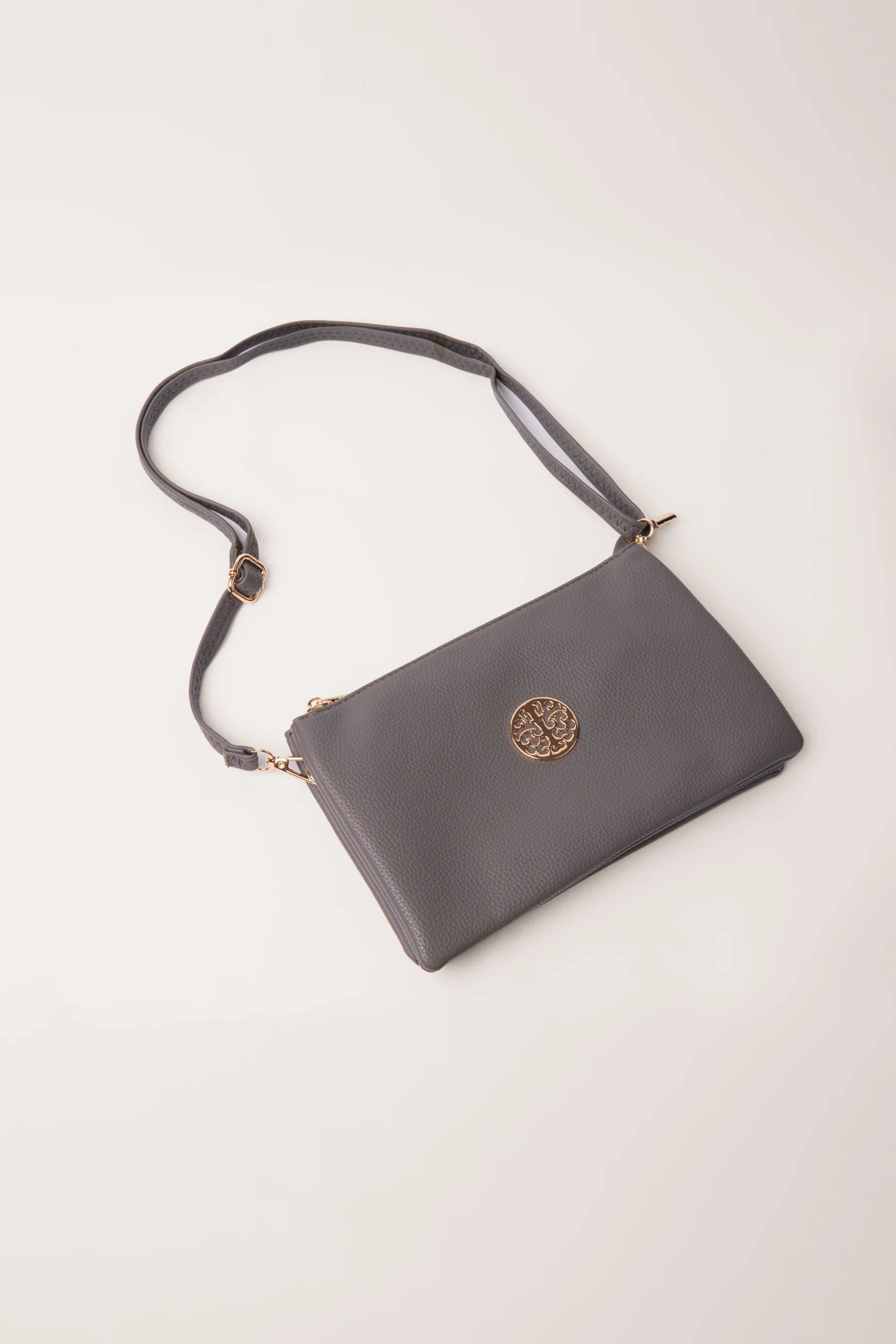 Blue Vanilla Clutch Pouch With Strap