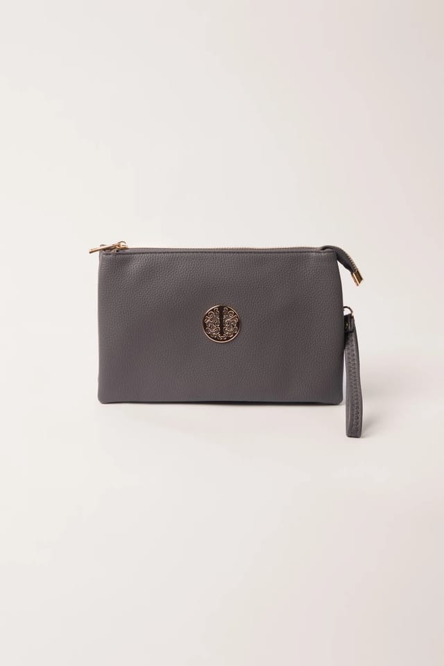 Blue Vanilla Clutch Pouch With Strap - 2