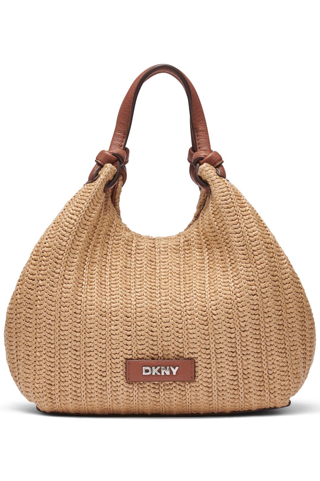DKNY DKNY Women's Paula Sm Tote Raffia Natural in Taupe - 4