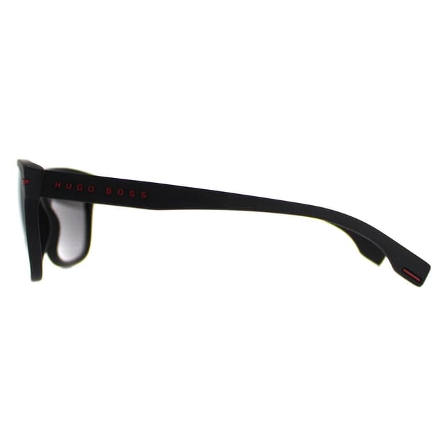 Hugo Boss Hugo Boss Men's Rectangle Matte Black Red Silver Mirror BOSS 1322/S - 3