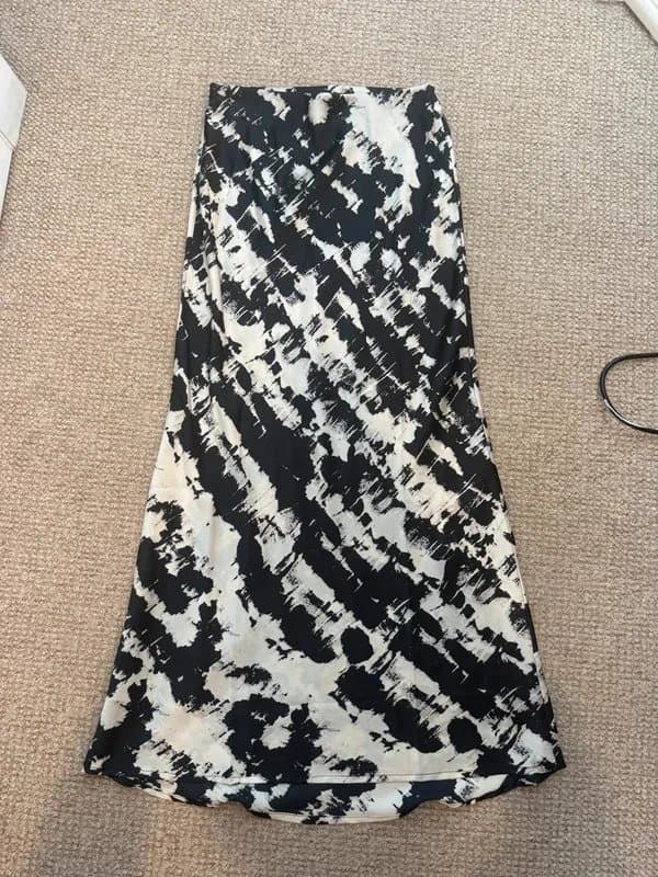 ASOS Satin maxi skirt