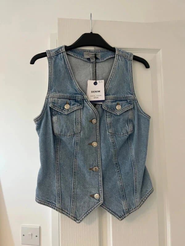 New Look New look denim waistcoat new with tags