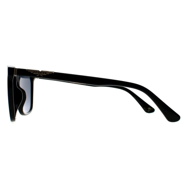 Police Police Men's Square Shiny Black Smoke Mirror Blue SPL872N Origins 1 - 3
