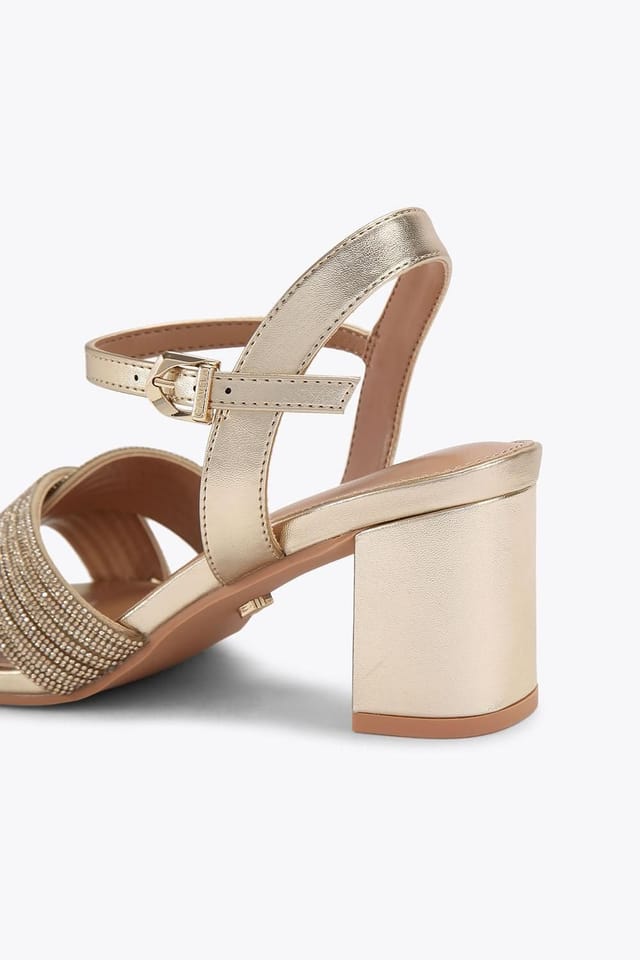 Carvela Carvela Women's 'Divine Block Wf' Sandals in Gold - 3