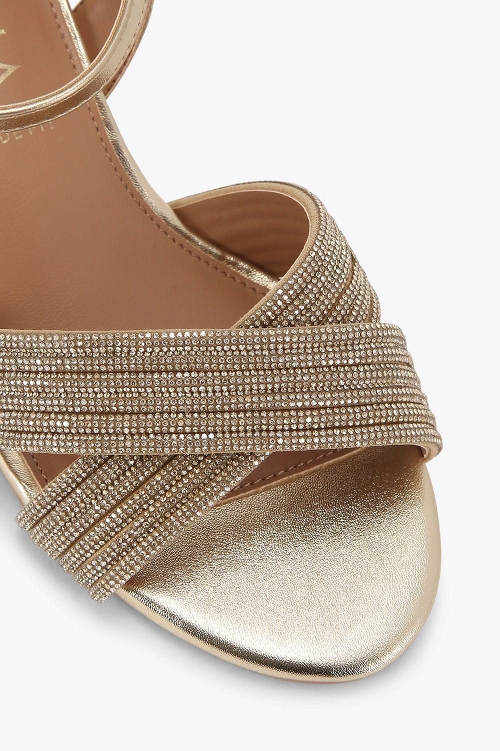 Carvela Carvela Women's 'Divine Block Wf' Sandals in Gold - 4