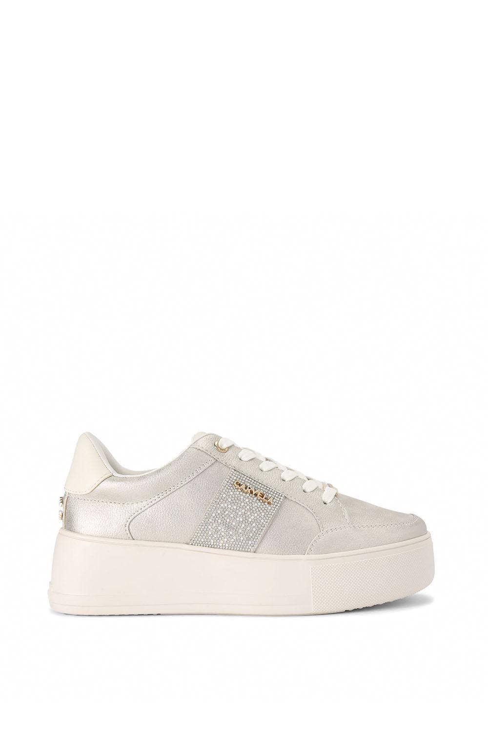 Carvela Carvela Women's 'Jive Lace Up' Trainers in Bronze - 2
