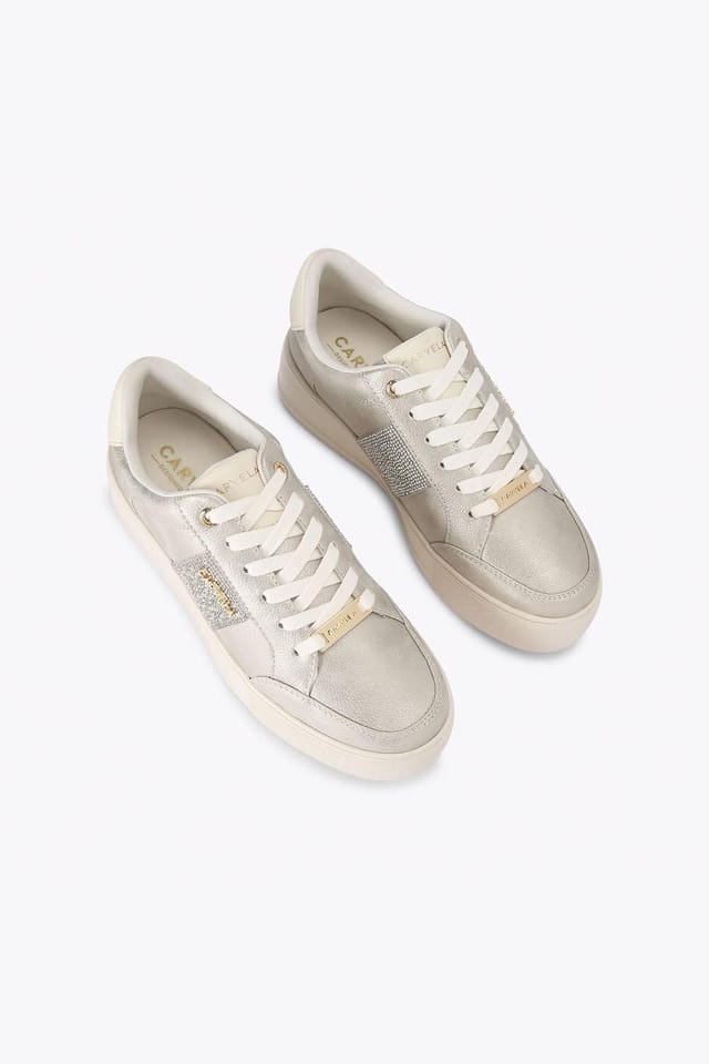 Carvela Carvela Women's 'Jive Lace Up' Trainers in Bronze - 2