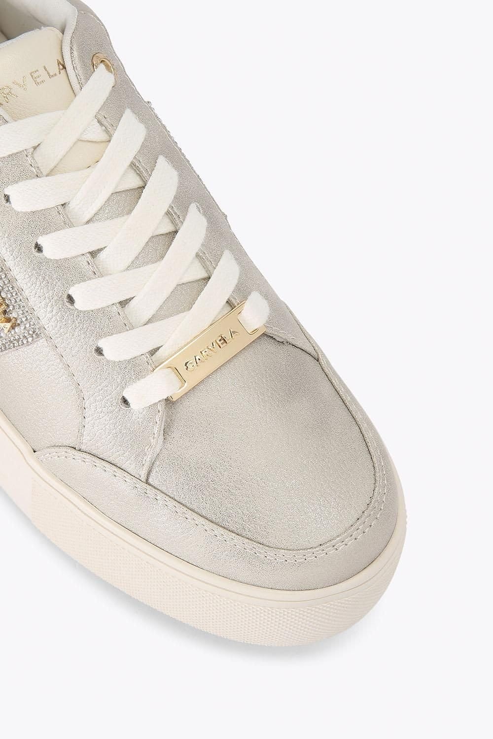 Carvela Carvela Women's 'Jive Lace Up' Trainers in Bronze - 4