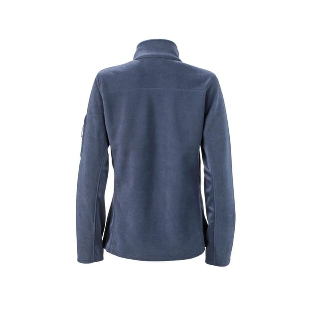 James and Nicholson James and Nicholson Women's Strong Work Fleece Jacket in Navy - 2