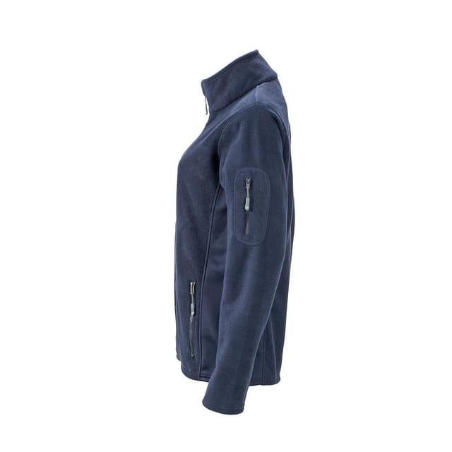 James and Nicholson James and Nicholson Women's Strong Work Fleece Jacket in Navy - 3