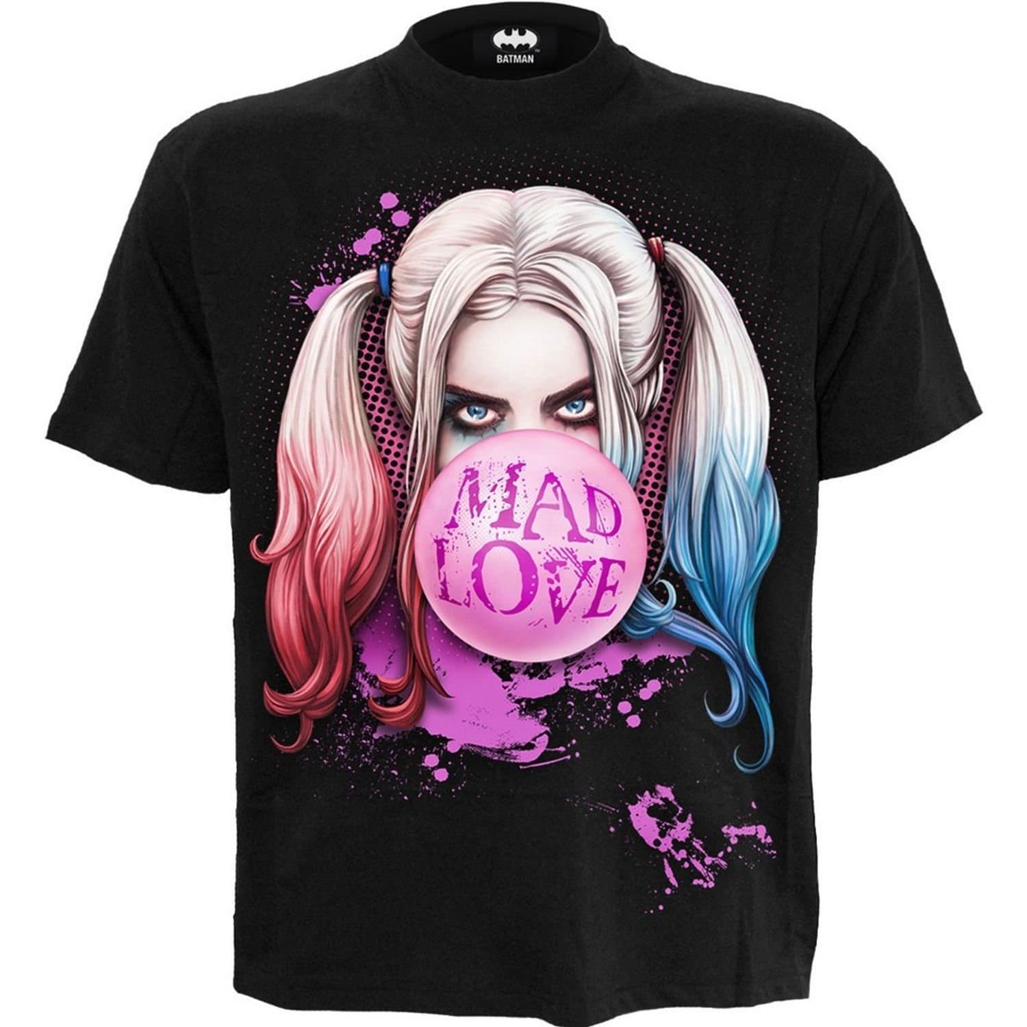 Spiral Direct Spiral Direct Men's Harley Quinn Batman T-Shirt in Black