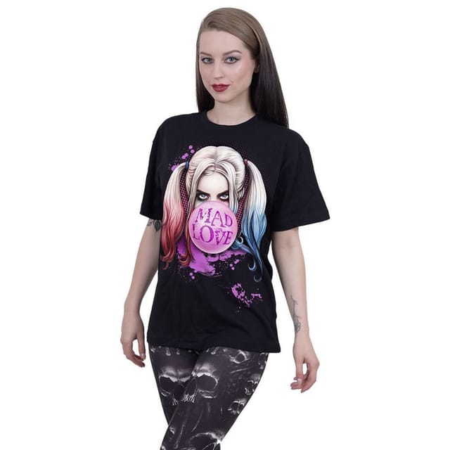 Spiral Direct Spiral Direct Men's Harley Quinn Batman T-Shirt in Black - 2