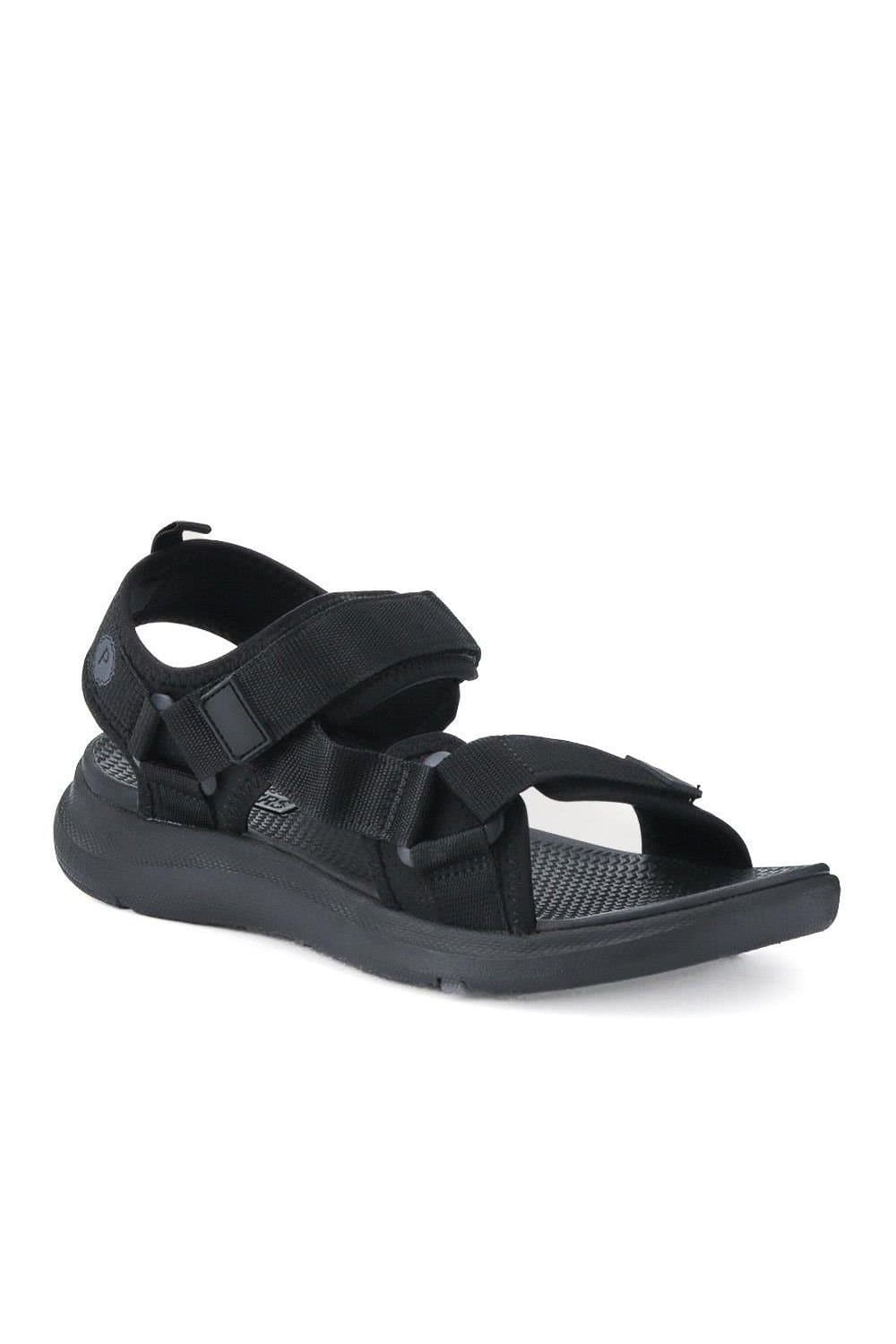 Pavers Pavers Men's Touch-Fastening Casual Sandals in Black