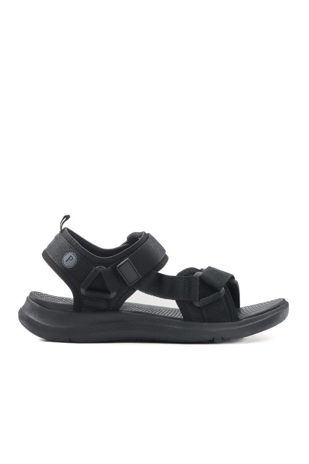 Pavers Pavers Men's Touch-Fastening Casual Sandals in Black - 2