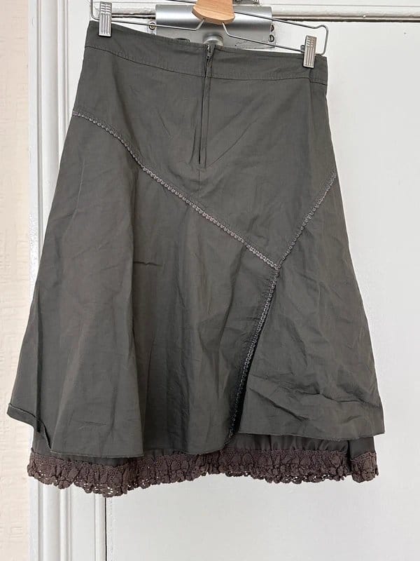 New Look Vintage embroidered old new look midi skirt - 1
