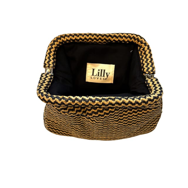 Lilly Loves Lilly Loves Women's Ciao Black & Tan Clutch - 3